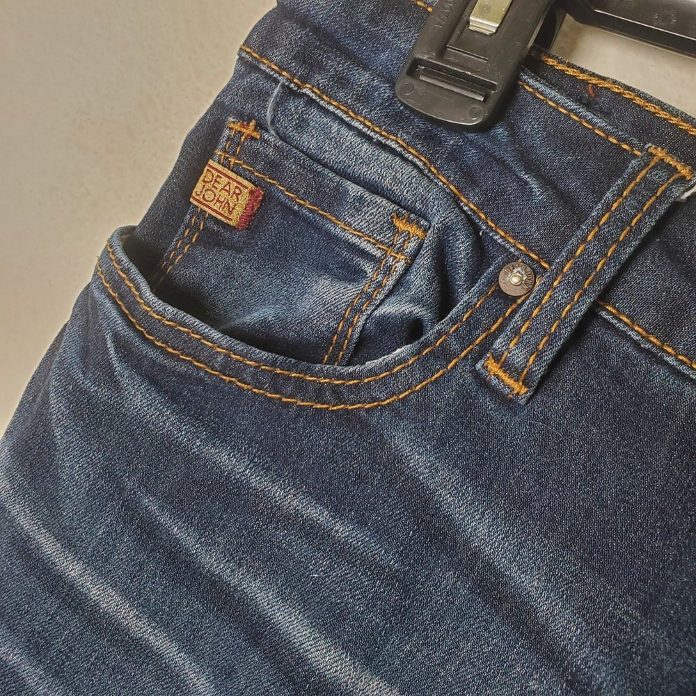 Dear John Downtown Jeans Dark Wash Straight Leg Size 25 Style DJ-SL2004DTN - Picture 10 of 11